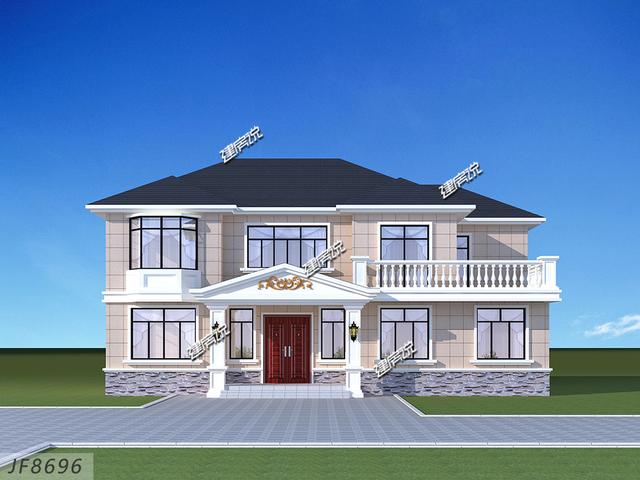 娶了個城里老婆，在村里蓋一棟漂亮別墅，簡直是人生贏家！