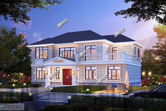 娶了個城里老婆，在村里蓋一棟漂亮別墅，簡直是人生贏家！