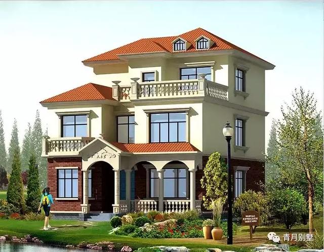 占地128平三層小樓設計圖，高端大方，不容錯過的好戶型。