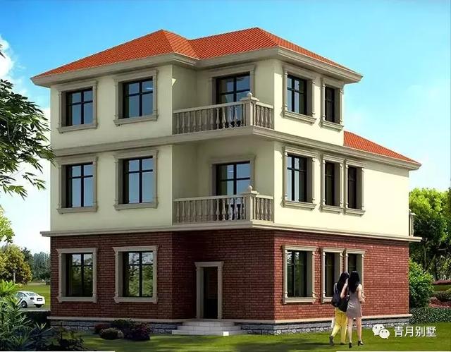 占地128平三層小樓設計圖，高端大方，不容錯過的好戶型。