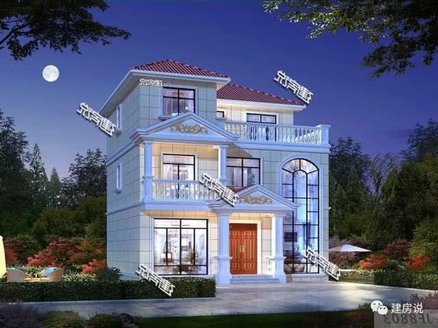 海南屠總定制的三層歐式別墅，顏值高，室內功能齊全，明年開春建一棟，好運一整年。