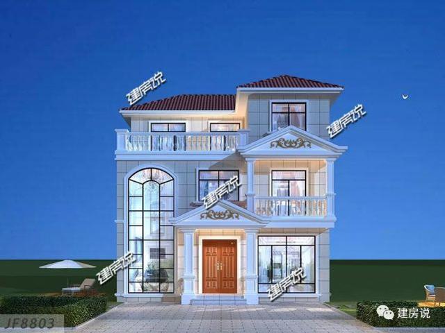 海南屠總定制的三層歐式別墅，顏值高，室內功能齊全，明年開春建一棟，好運一整年。