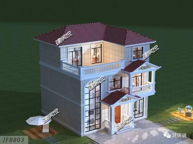 海南屠總定制的三層歐式別墅，顏值高，室內功能齊全，明年開春建一棟，好運一整年。