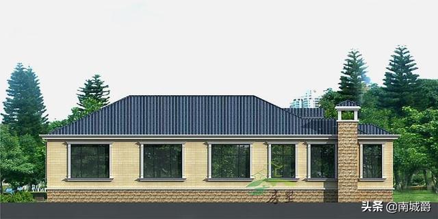 農村一層歐式別墅設計圖，清爽又不失大氣，經濟又實用，你應該擁有一套。