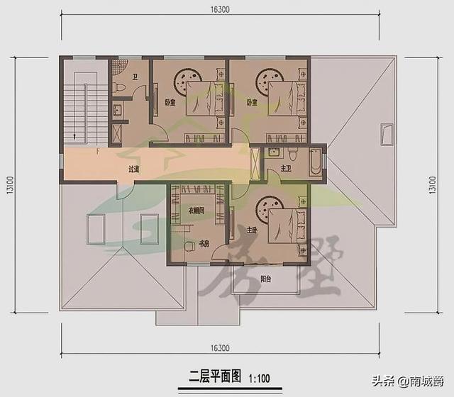 兩層歐式獨棟別墅設(shè)計圖，豪華又不俗氣，建在村里想低調(diào)都難。