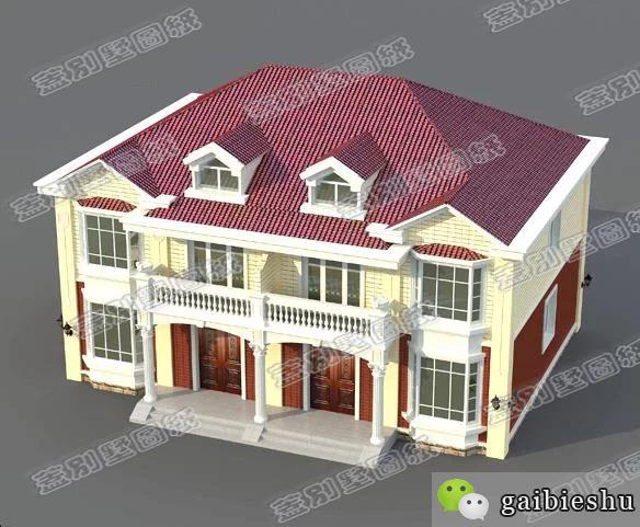 二層兄弟雙拼別墅設(shè)計(jì)圖，建造這樣的戶型，幾十年不過時(shí)，實(shí)用耐看。