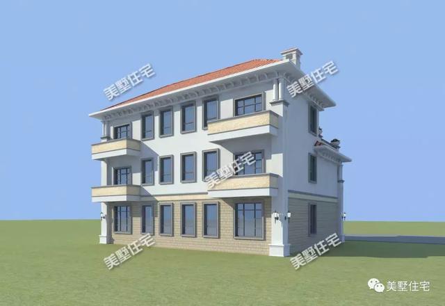 占地188平的三層雙拼別墅設計圖，經濟實用，十里八鄉都來夸。