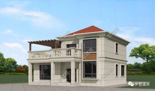 占地116平二層農村小別墅設計圖，大氣時尚，實用經濟，難得一見的好戶型。