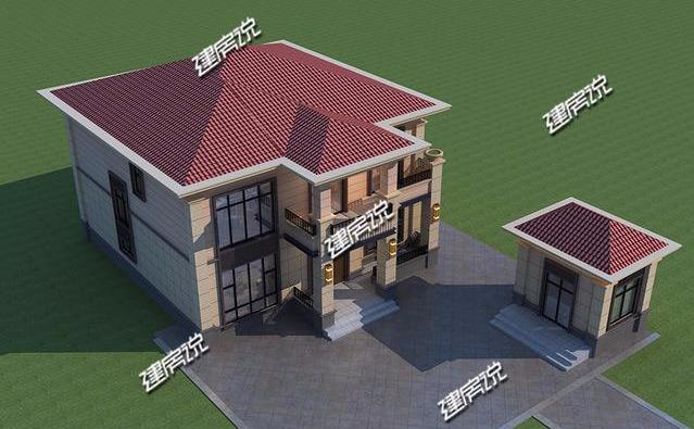 二層中式小別墅，左右對稱，美感十足，惹人喜愛，一棟就是大大的生活享受。