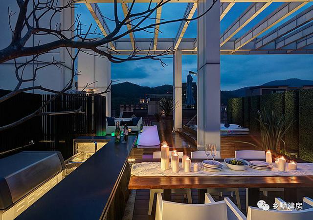 17.74X11.54米新中式二層別墅設計圖，帶泳池+庭院+露臺。