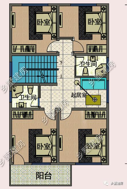 現代風格三層別墅，大玻璃窗設計，室內亮堂，窄面寬也能走路帶風。