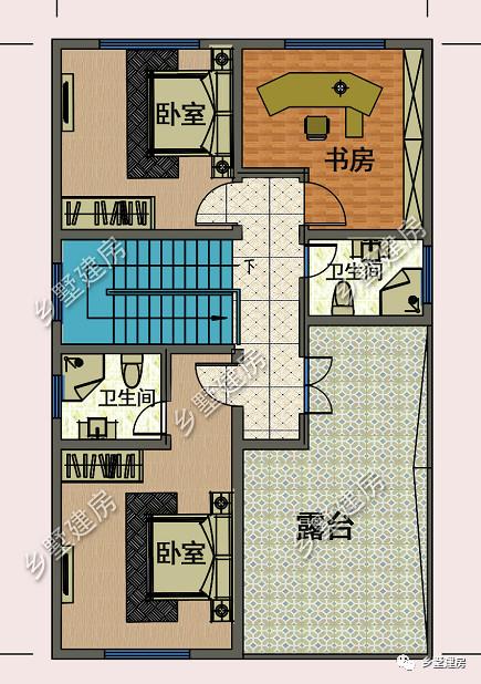 現代風格三層別墅，大玻璃窗設計，室內亮堂，窄面寬也能走路帶風。