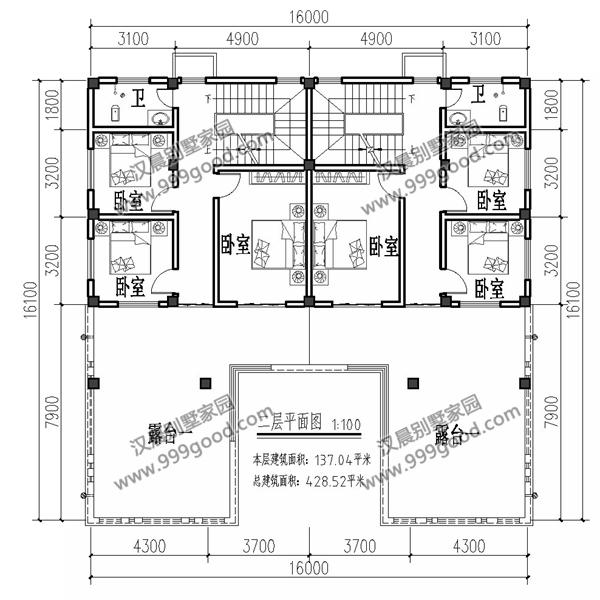 3款平屋頂設(shè)計(jì)的三層別墅設(shè)計(jì)圖，漂亮實(shí)用還洋氣，第1棟帶地下室。