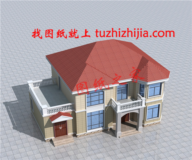 180平米農村二層小別墅設計圖,外觀漂亮,帶露臺