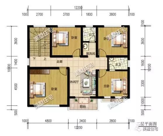 5款造價20來萬的二層農村自建房，別墅方正實用造價低，比城里買房劃算多了。