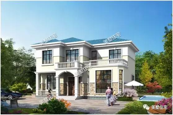 5款造價20來萬的二層農村自建房，別墅方正實用造價低，比城里買房劃算多了。