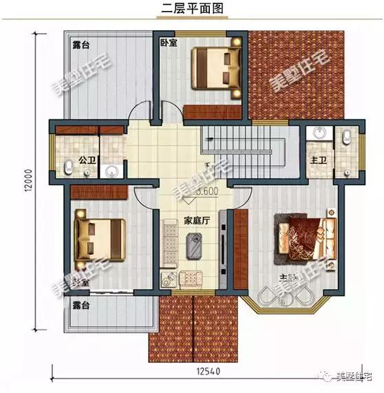 5款造價20來萬的二層農村自建房，別墅方正實用造價低，比城里買房劃算多了。