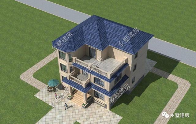 帶半地下室的三層簡歐農(nóng)村別墅，戶型方正，典雅大氣，豪華到令人窒息！