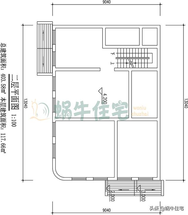 四層豪華別墅設計圖，西班牙風格，帶商鋪可做生意，讓的生活錦上添花