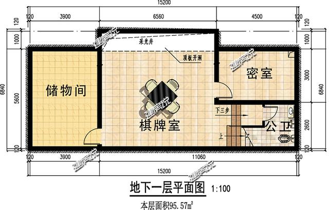 二層四合院住宅設計圖，外觀精致漂亮，方正大氣，深受大眾的喜愛