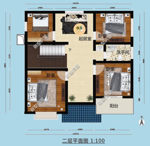 5棟二層歐式小洋樓，簡單大方，經(jīng)濟(jì)適用，造價20萬左右。