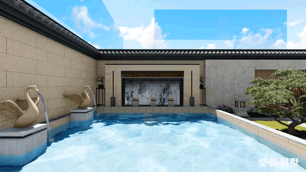 經典耐看的三層歐式別墅設計圖，寬敞大氣，帶庭院、大客廳、大車庫、大露臺，臥室套房。