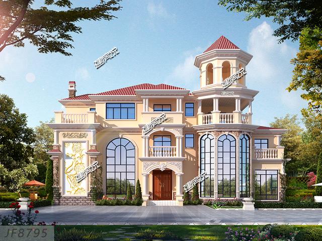 福建的富豪砸1000萬在村里蓋了棟城堡，驚艷十里八鄉。