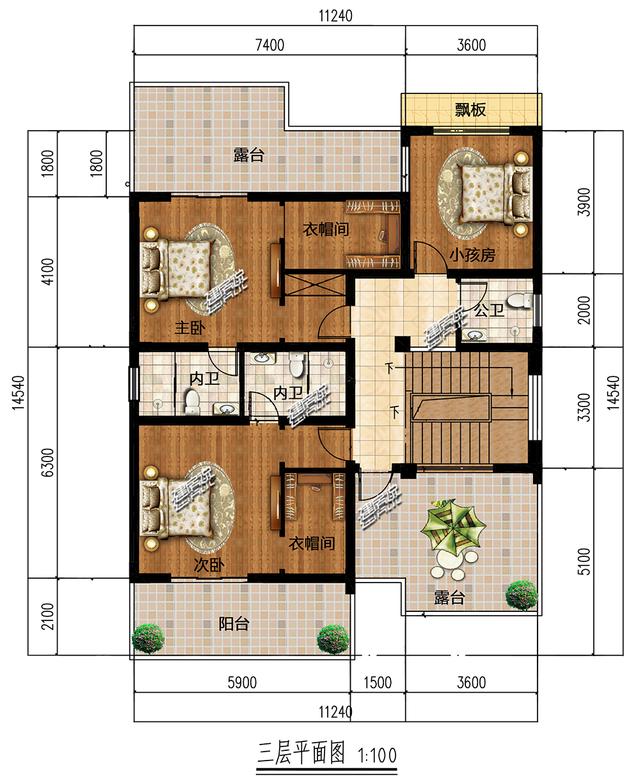 現(xiàn)代風(fēng)三層別墅設(shè)計(jì)圖，時(shí)尚、簡(jiǎn)約、實(shí)用，在農(nóng)村建一棟，驚艷全村。