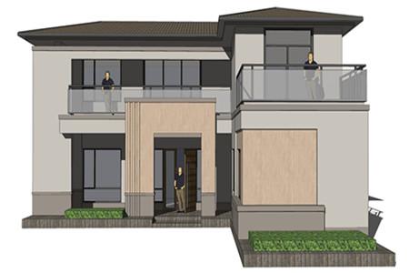 2026年二層簡歐別墅設計圖，4室2廳2衛，麻雀雖小但五臟俱全。