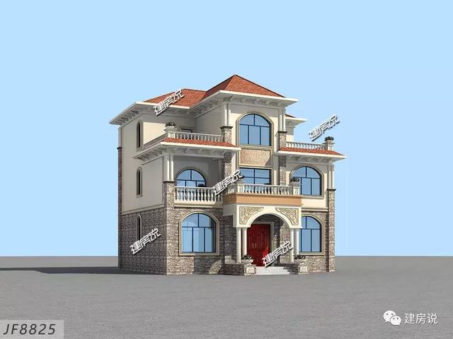 貴州王總定制三層歐式別墅，好看又實用，建了絕對有面子。