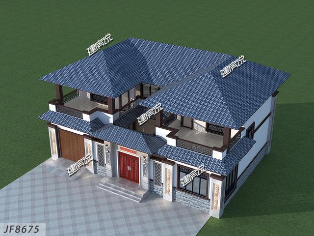 蓋一棟豪華新中式別墅，傳承百年，又倍有面子，全村的人都對(duì)你豎大拇指！