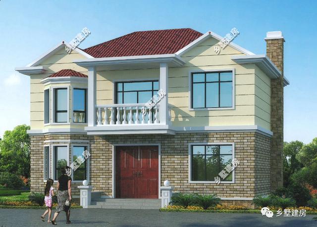 四款占地不到100平的農村自建房，這四款最低18萬就能建成！