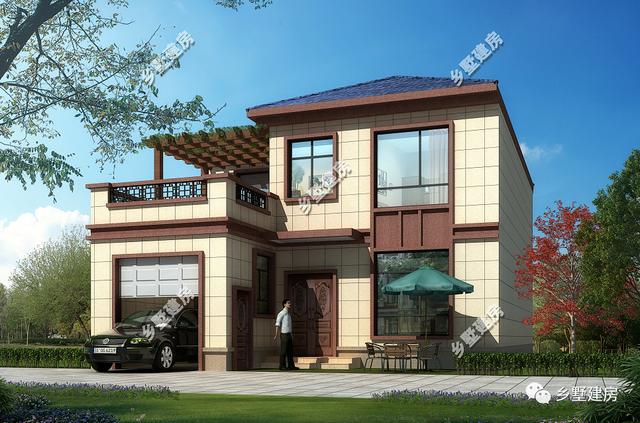 兩款農村帶車庫的別墅，好看又實惠，不比城里的差哦！