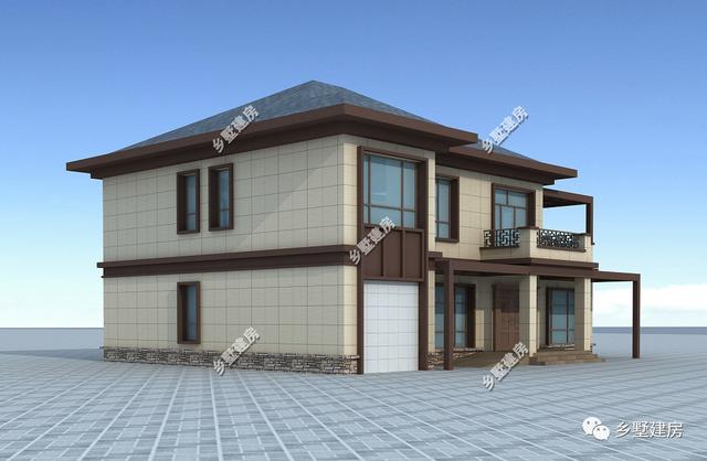 兩款農村帶車庫的別墅，好看又實惠，不比城里的差哦！