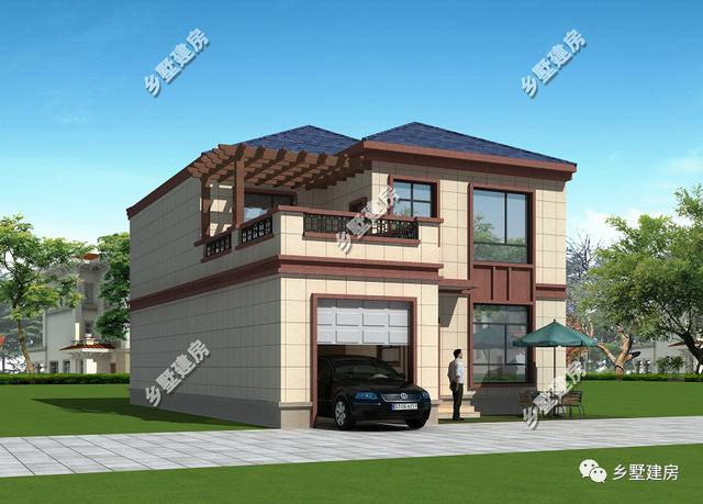 兩款農村帶車庫的別墅，好看又實惠，不比城里的差哦！