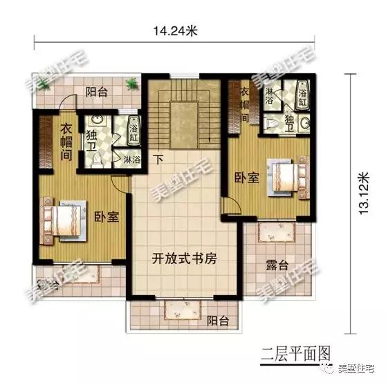 分享5套經(jīng)典美觀的戶型，準(zhǔn)備建房的可以留作借鑒。