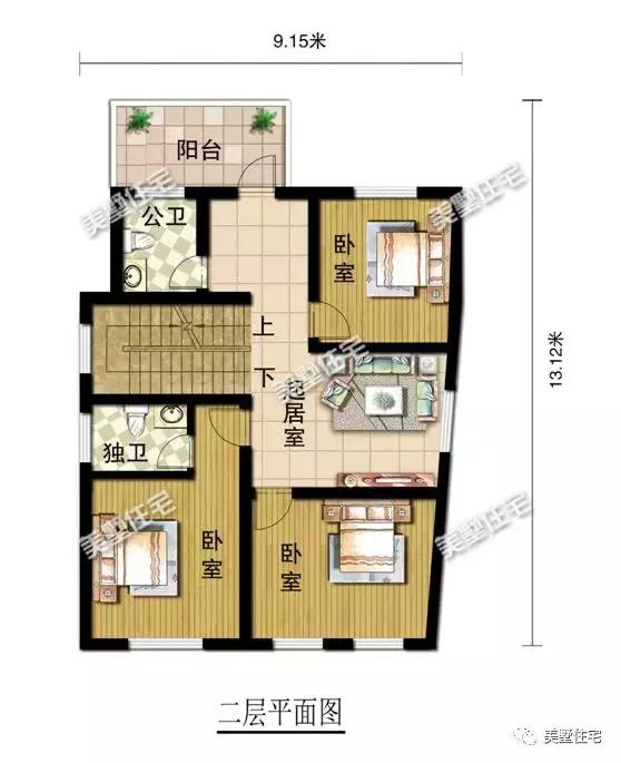 分享5套經(jīng)典美觀的戶型，準(zhǔn)備建房的可以留作借鑒。