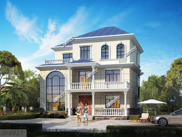 三層歐式別墅設(shè)計(jì)圖，外觀贊布局實(shí)用，30萬就可以建一棟！