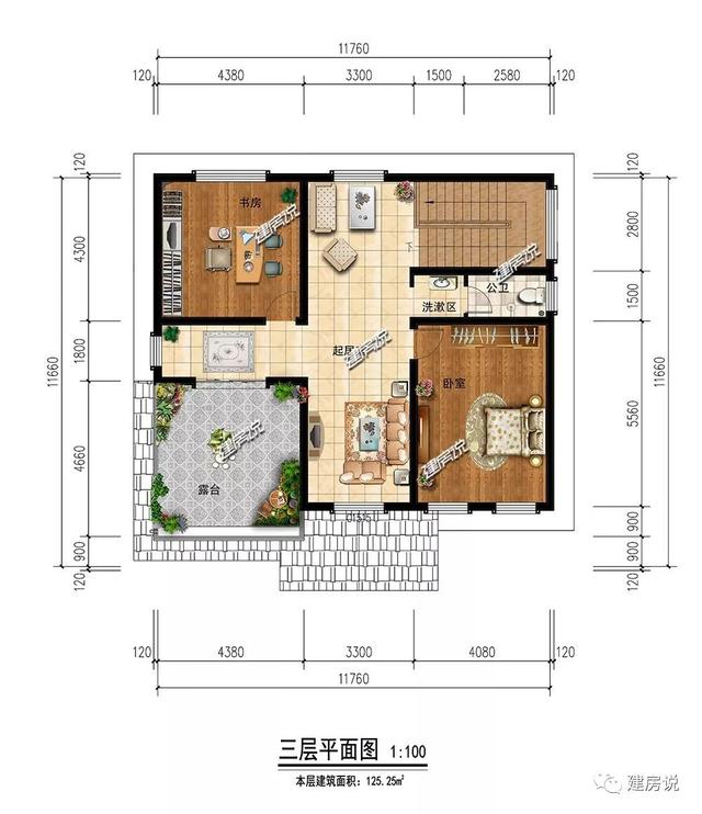 139㎡的三層別墅設計圖，實用性很強，建了越住越順心