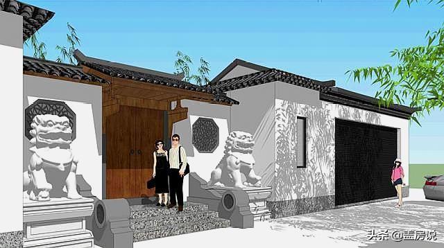 四合院設計圖：現代化四合院，享受經典文化的同時還能兼顧生活便利