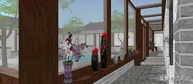 四合院設計圖：現代化四合院，享受經典文化的同時還能兼顧生活便利