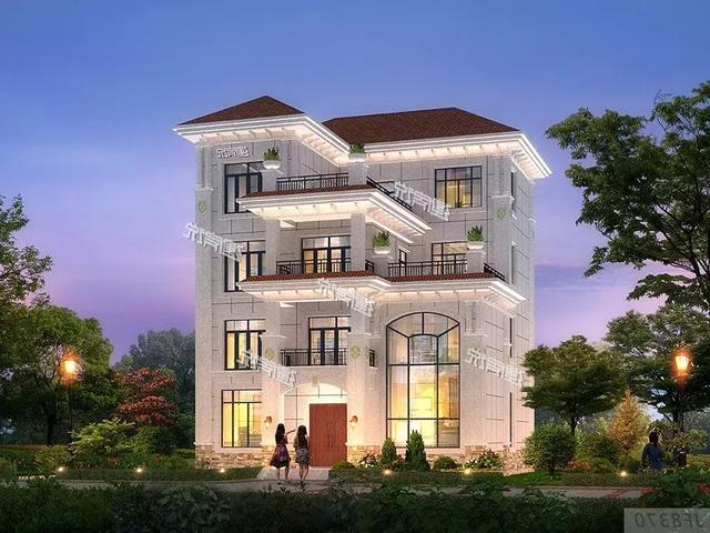 兩款農村別墅設計圖，100平米左右，歐式和現代風格，總有一套適合你！