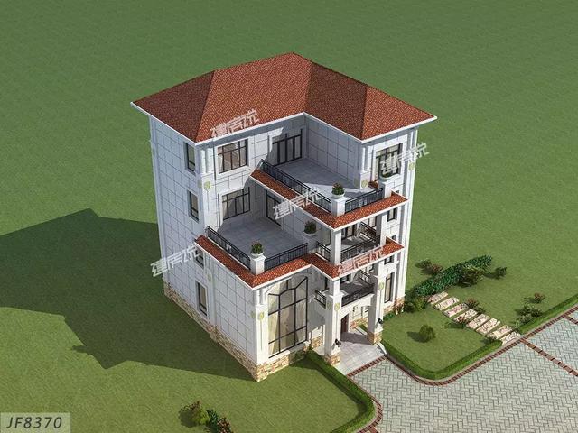 兩款農村別墅設計圖，100平米左右，歐式和現代風格，總有一套適合你！