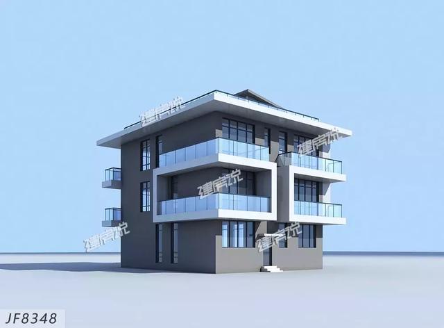 兩款農村別墅設計圖，100平米左右，歐式和現代風格，總有一套適合你！