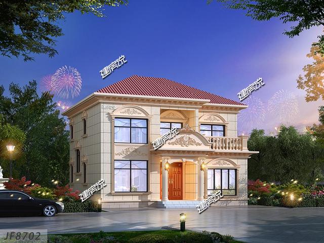 新款別墅設計圖，別墅也建得如此好看又實用，只要30萬，太驚喜了！