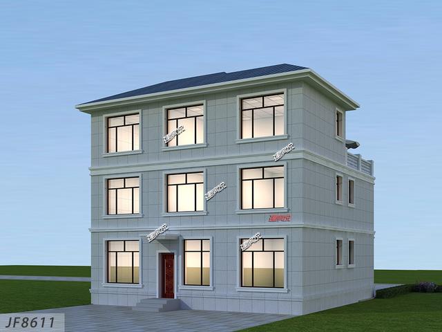 126平獨(dú)棟豪宅設(shè)計(jì)圖，35萬建成村里一枝花，圖紙快快收藏好