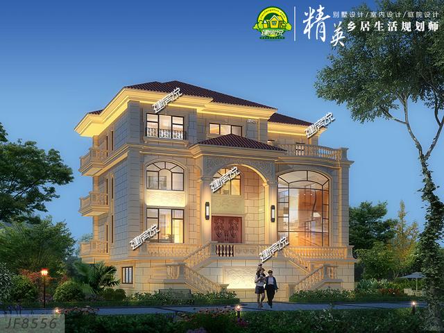 豪華別墅設計圖，江西土豪怒砸一百萬蓋別墅，可別被福建人給比了下去