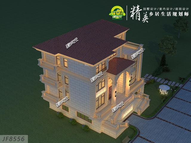 豪華別墅設計圖，江西土豪怒砸一百萬蓋別墅，可別被福建人給比了下去