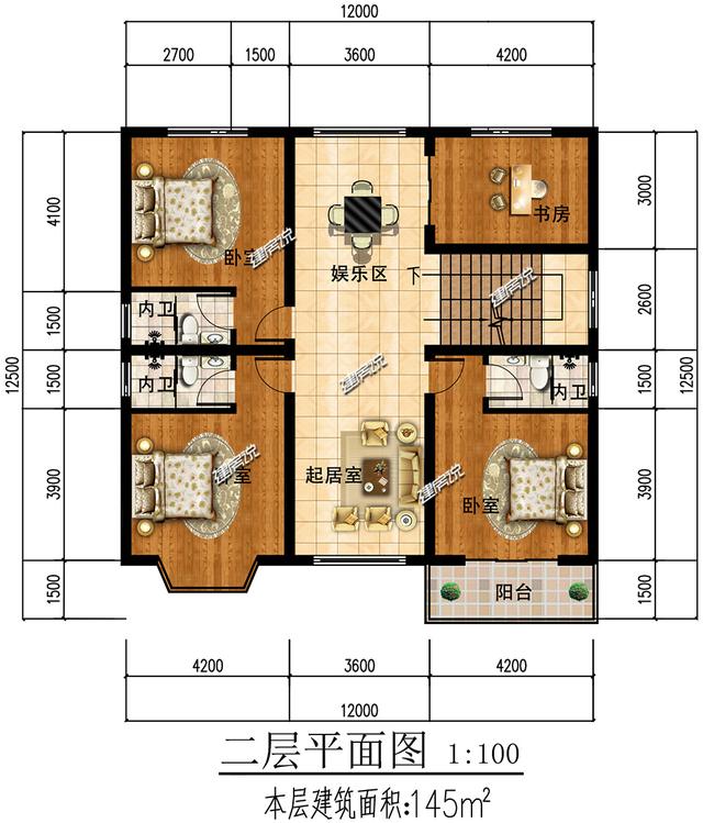 鄉村最漂亮獨棟別墅設計圖推薦，看完快收藏，開春就建房