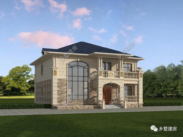 二層自建房屋設計圖，回鄉蓋一棟養老別墅，占地不大省錢又舒心